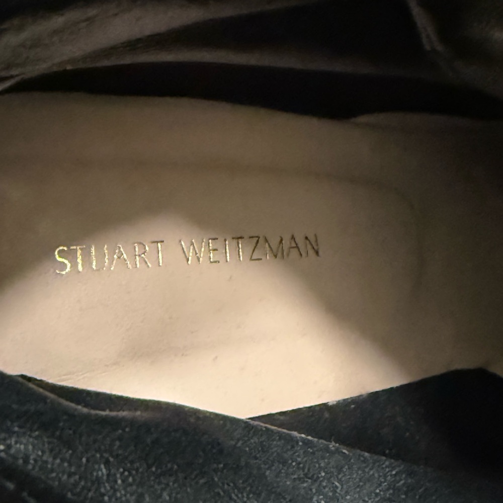 Stuart Weitzman Cyler Ankle Boots – Black Leather - Picture 5 of 5